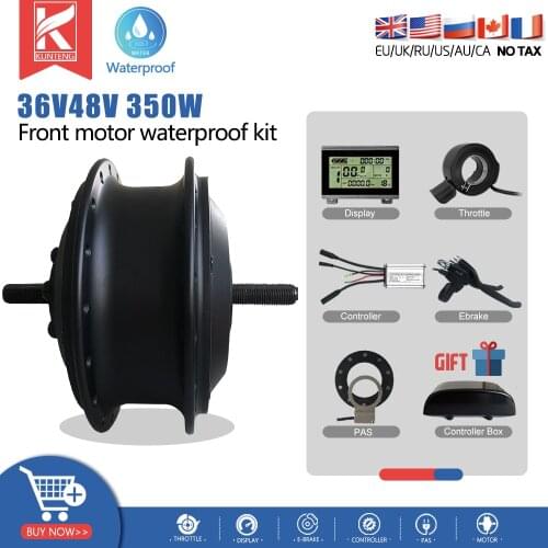 Ebike Conversion Kit 36V 48V 350W Waterproof Front Motor Wheel 16-29 Inch 700C For Electric Bicycle Conversion Kit Without Rim