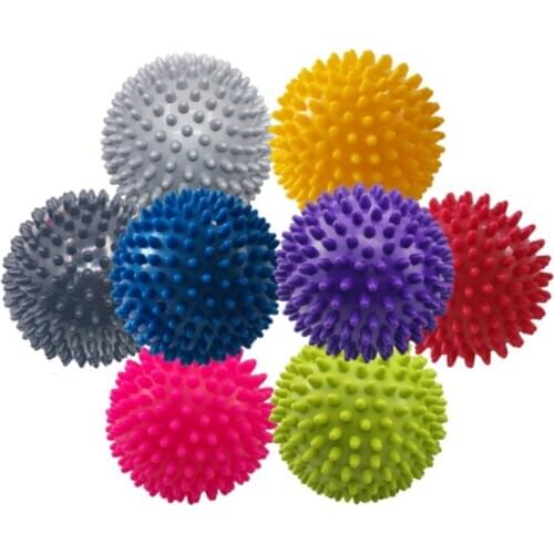 Massage Ball Fitness PVC Hand Soles Ball Hedgehog Sensory Training Grip Foot Portable Physiotherapy Relax