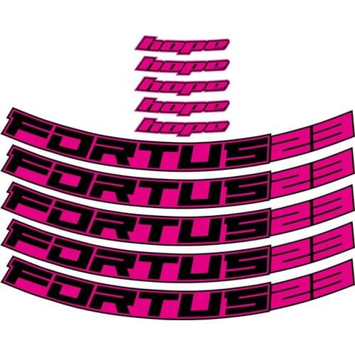 HOPE FORTUS23 AM Wheel Sticker for MTB Mountain Bike Bicycle Rim FORTUS 23 Cycling Decals