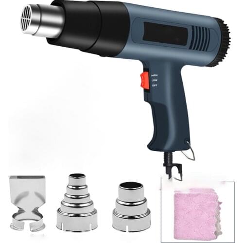 MOYOTEC 1500W Hot Air Gun Digital LCD Display Electric Hot Air Gun Industrial Thermoregulator Electric Heat Guns