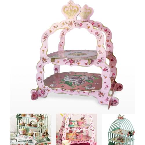 Party Wedding Dessert Tray Display Set Festival Supplies Paper Cake Stand Birthday Dessert Table Decoration