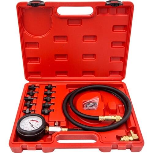 Car Garage Auto Engine Oil Pressure Tester Tools Low Oil Warning Device M10x1 coupling adapter