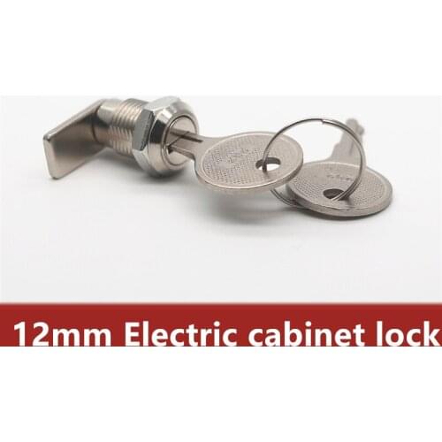 S202 Electric cabinet lock/ φ12mm cut hole/2pcs keys per set/ 2sets in one lot/key switch