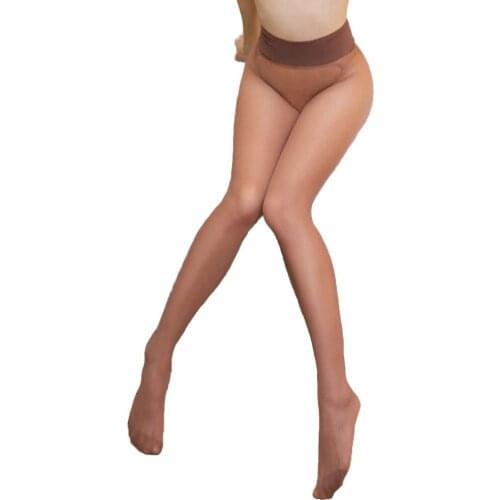 Sexy Seamless Tight Women Ultra Thin Pantyhose Velvet Solid Color See Through Stealth Hosiery Stockings