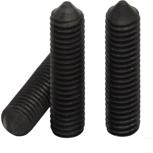 M10 M10*16/20/25/30/35/40/45/50 Black 12.9 Grade Carbon Steel Full Thread DIN912 Cap Cup Allen Head Bolt Hexagonal Socket Screw
