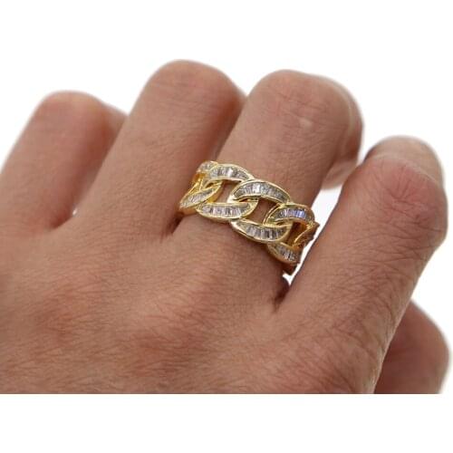 2021 New Design Fashion Luxury Gold Color Multilayer Cross Rings Genuine AAA Austrian Crystal Wedding Rings For Women Best Gifts