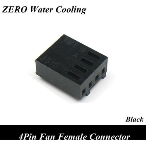 100pcs/lot 2510 4Pin Fan Female Connector