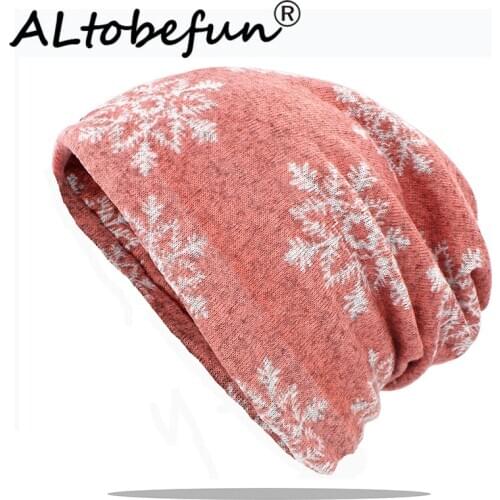 ALTOBEFUN Fashion Women Multifunction Winter Autumn Hat Teenager Thin Girl Adult Skullies Beanies Men Scarf Vintage Cap AHT183