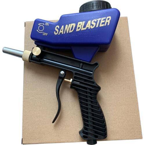 ﻿Anti-rust Protection Air Spot Sand Blaster Gravity Feed Sandblasting Handheld Pneumatic Gravity Feed Easy Carry
