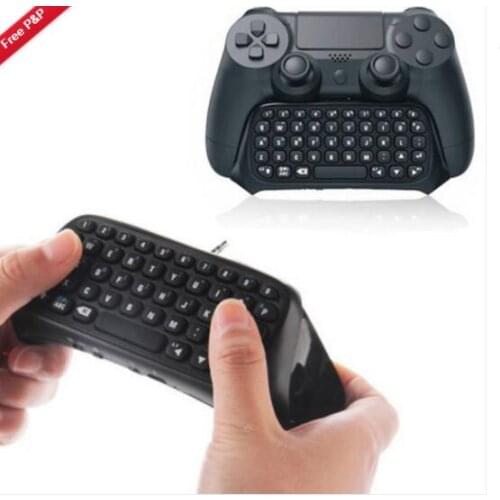 For Playstation 4 PS4 UK Bluetooth Wireless Keyboard Chatpad Controller GamePad To Play Games Easier With Built-In Speaker