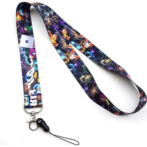 Cute Cartoon Games RLbls Lanyard Neck Straps ID Badge Holder Pendant Keyring Charms Mobile Phone Cosplay Keychain Gift