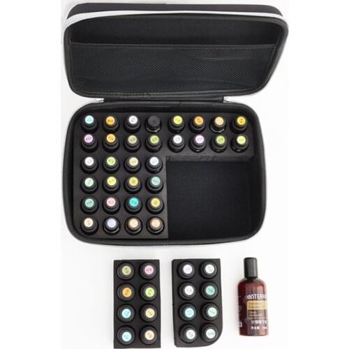 Essential Oil Case Storage Bag 48 Slots 15ml for DoTERRA Sample Bottle Holder Organizer Travel Aromatherapy Storage Carrying Box