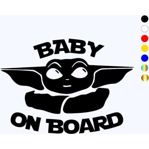 CK20697# Various Sizes Die-Cut Vinyl Decal Baby on Board Car Sticker Waterproof Auto Decors on Car Body Bumper Rear Window