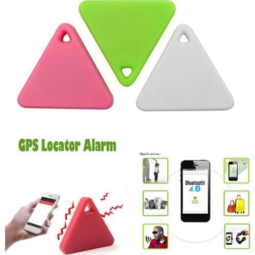 GPS tracker key finder and alarm tracking tag, bluetooth mini key finder keychain tracking locator, mobile phone finding alarm