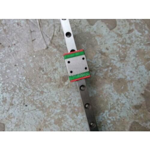 China quality guideway precision linear guide rail MGN7 length for 100mm with 1pc carriage with stainless material