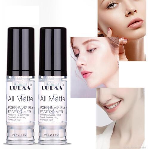 6ML Magic Invisible Pore Makeup Primer Fine Lines Oil-control Liquid Matte Face Base Prime Cream Brighten Foundation TSLM1