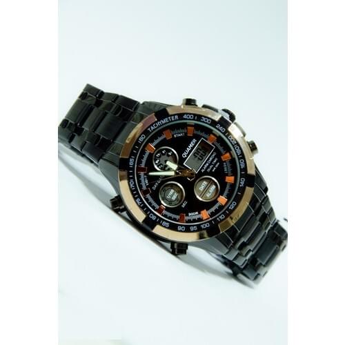 Quamer MTL0008 Male Digital and Analog Wristwatch