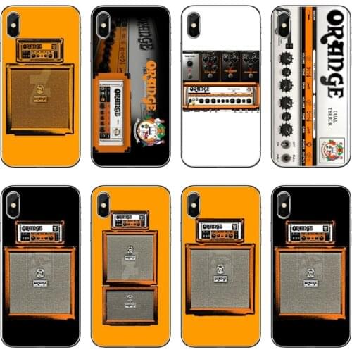 Soft Case For Xiaomi Mi 9 9T CC9 CC9E 8 SE Pro A2 Lite 6X 5 A3 A1 Max Mix 2 3 Pocophone F1 Orange Guitar Electric Amp Amplifier