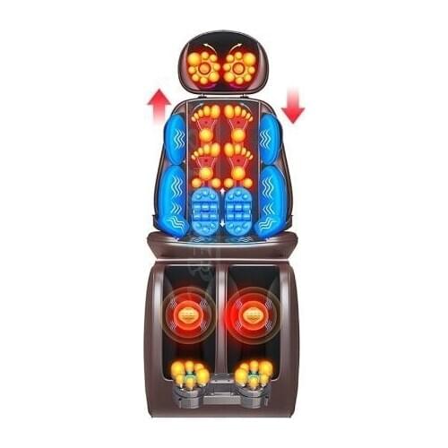 Newest Electric foot massager heating & vibration back massage chair cushion full body massage device sofa