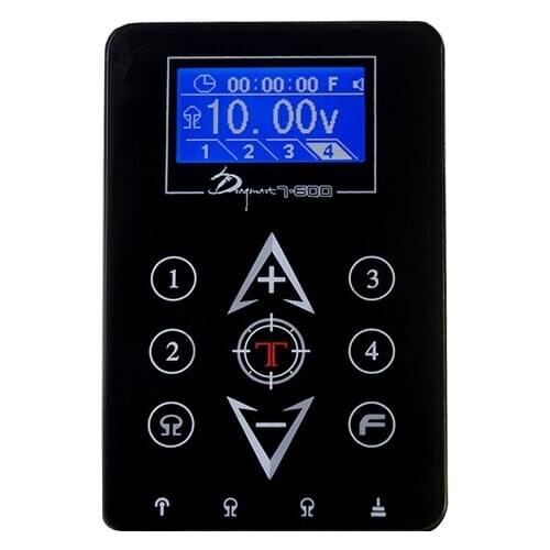 Newly Tattoo Power Supply LCD touchpad 4 Preset voltage memory Timer Function T-600 Free Shipping