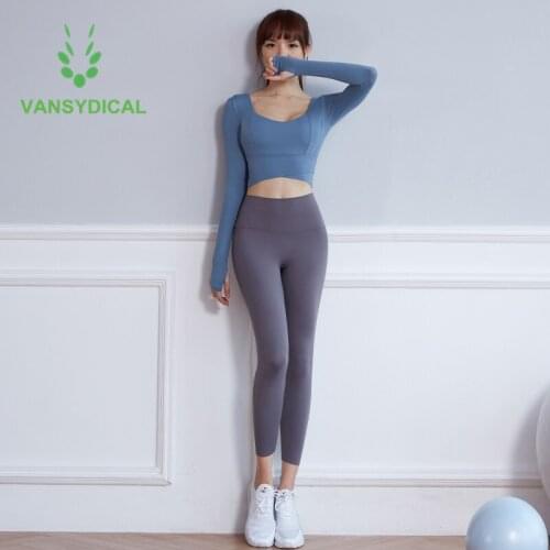 New 2 Piece Set Gym Clothing Fitness Yoga Set Women Running Sports Suit Workout Training Sportswear Outfit With Chest Padded
