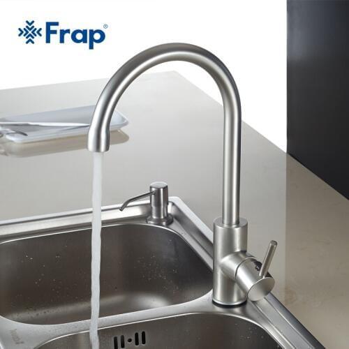 FRAP 1set single lever kitchen sink Basin faucet torneira 360 flexible kitchen water mixer hot and cold water tap f4052