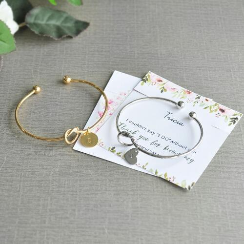 Personalized Gift for Her,Knot Bracelet,Bridesmaid Bracelet,Will You Be My Bridesmaid Gift,Wedding Gift,Best Friends Gift