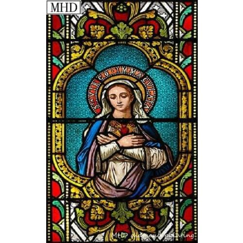Full round / square drill 5d diy diamond painting religious icon rhinestone mosaic Diamond Embroidered Wall Sticker Artwork Kit