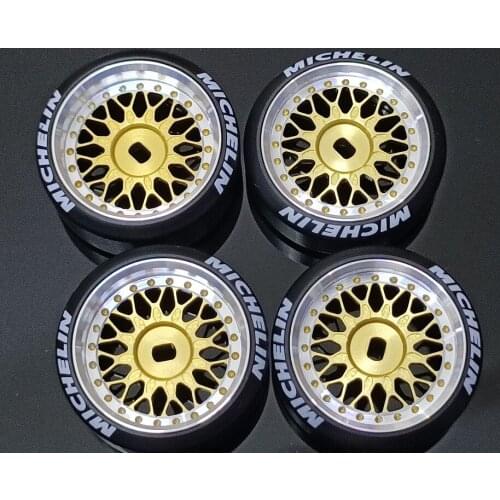 RC Mosquito Car HGD1 MINI-Q MINI-D MINI-ZDRZ Weili BBS Metal Wheels with Drift Tire