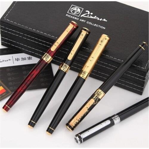 Luxury pen Picasso 902 metal Roller ball pen / Fountain pen office stationery brand writing ball pens For birthday Gift (No Box)