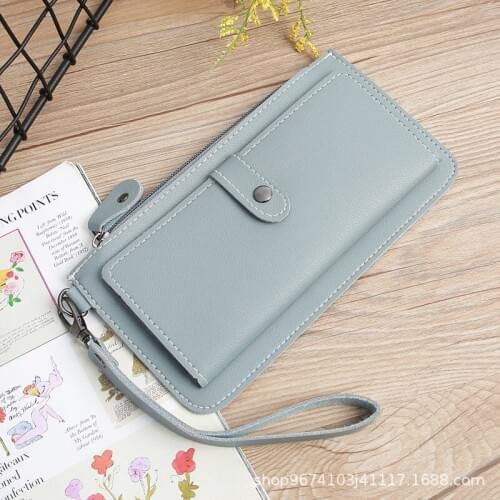 Wallet Women Leather Luxury Card Holder Clutch Casual Women Wallets Zipper Pocket Hasp Ladies Wallet Female Purse