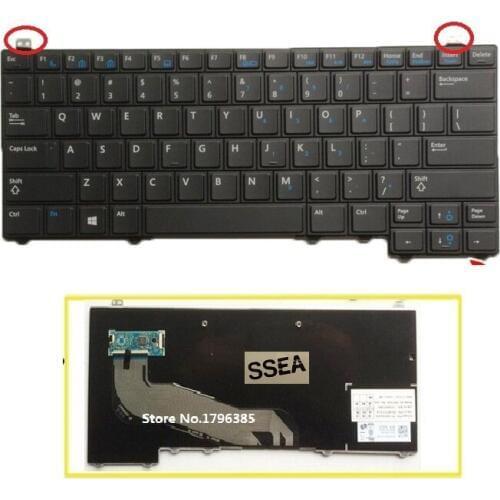 SSEA New US Keyboard English for Dell Latitude E5440 Keyboard 0Y4H14 no Pointer no backlit