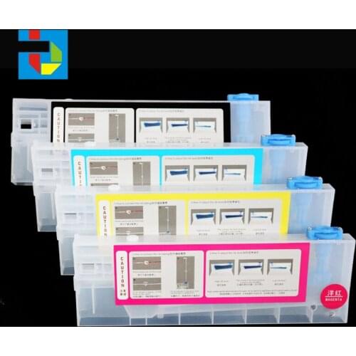 Top quality level 220ml cartridge ink tank for inkjet printer with single catheter