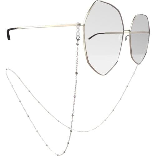 Pearl Eyeglass Chains Necklace Elegant Eyewear Retainer Beaded Eyeglass Strap Holder Reading Metal Sunglasses Cord Lanyard Neck