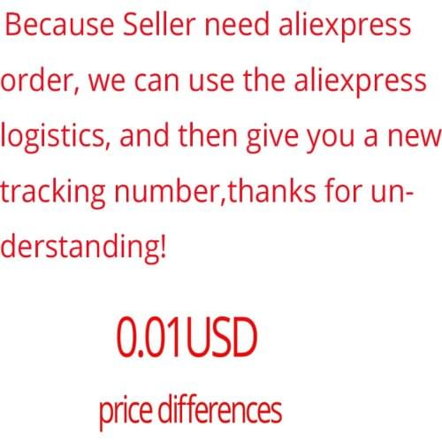 0.01USD 0.01 USD resend or reorder via aliexpress shipping,and new track number,thanks
