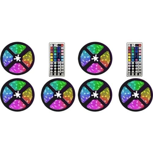 15M Led Strip Lights with 44 Keys Controller Flexible Color Changing RGB Light Strips for Party DIY Decoration