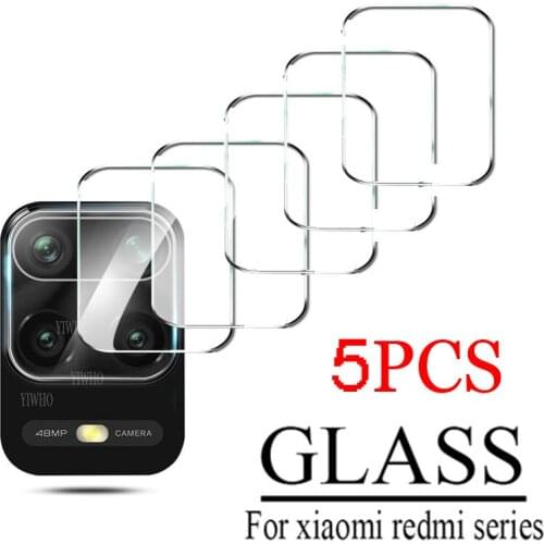 5Pcs for Xiaomi Redmi Note 9 Pro 9S 10 Pro 9 9T 5G 9c NFC 8t 9a 8 Camera Lens Protector Tempered Glass Back Screen Redme 8a Glas