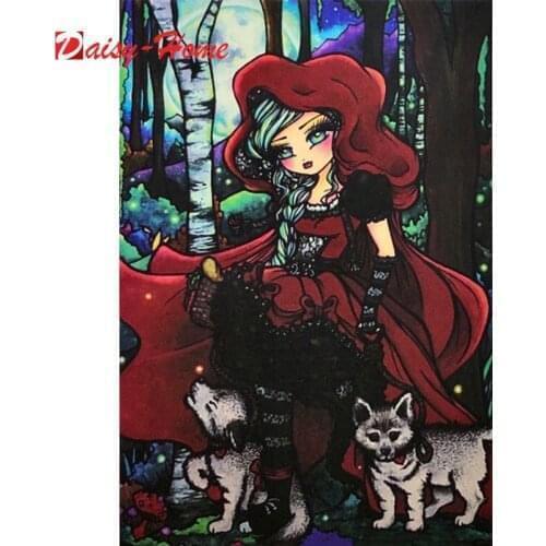 5D Diamond Painting Cartoon cartoon Girl Diamond Painting Full Dirll Cross Embroidery Home Decor Diamond Painting Kit