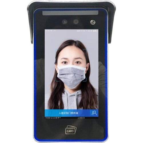 8 inch No contact Temperature Measurement Detector Face Recognition Intelligent Attendance Machine