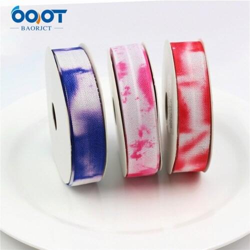 10yards 5/8'' multicolor Ribbon Elastic Foldover Elastics Stretch Hair Ties Headbands for Baby Girls Hair Bow DIY E-20519-1142