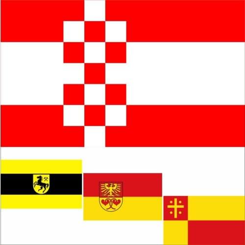 Germany 119 City And Der Stadt Hamm Flag 3X5FT 90X150CM 100D Polyester Banner Der Stadt Herne