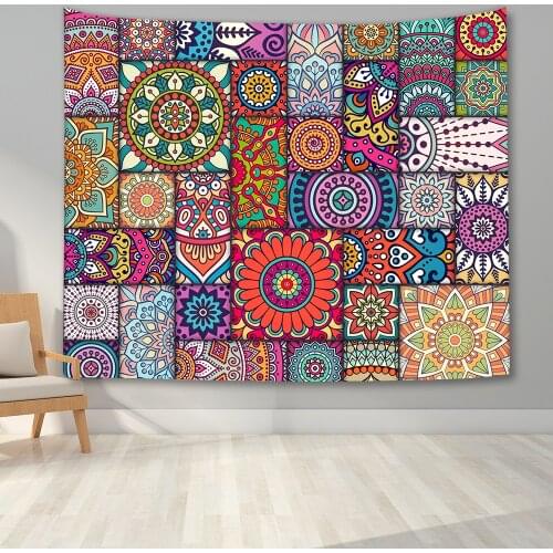 Mandala Tapestry Wall Hanging Tapestry Bohemian Wall Tapestry for Bedroom Hippie Tapestry Dorm Living Room Boho Decor