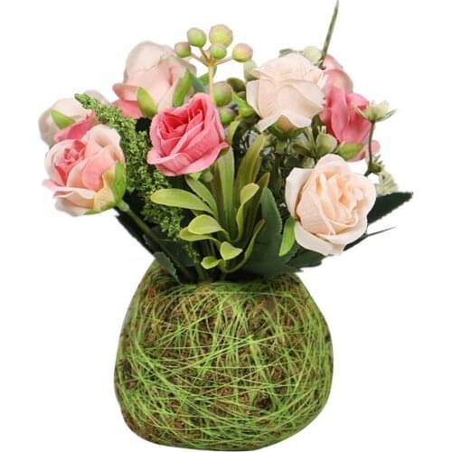 Artificial Rose Flower Cherry Blossom Garden Party Home Wedding Plant Decoration