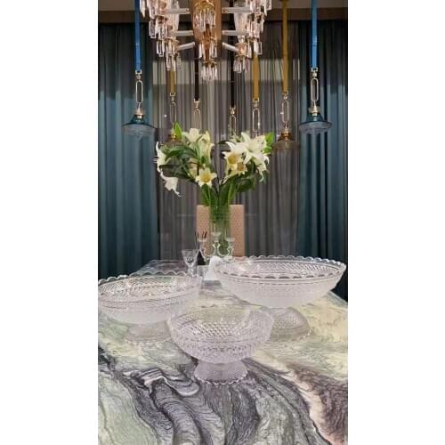 32x17cm Crystal fruit tray