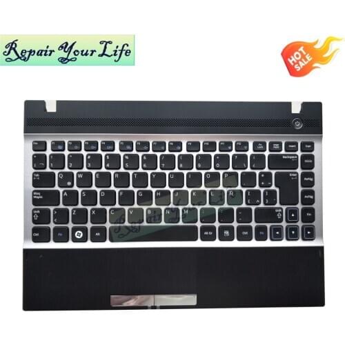 New 300E4X LA Latin Palmrest Keyboard For SAMSUNG 3430EA NP300E4A 305E4A 300E43 3431EX black with Touchpad Laptop Keyboard