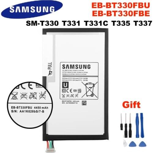 EB-BT330FBU EB-BT330FBE 4450mAh SAMSUNG Original Battery For Samsung Galaxy Tab 4 8.0 SM-T330 SM-T331 T330 T331 T335