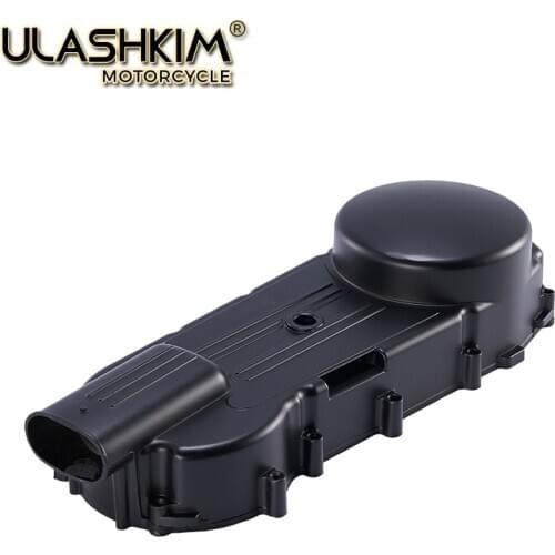 Pedal Motorcycle Engine Aluminum Side Cover Gy6150/157 152qmi 157qmj 1p52qmi 1p57qmj Leather Belt Cover Original Accessories