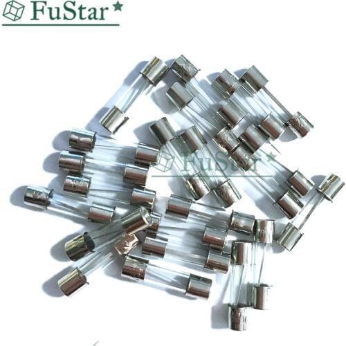 50Pcs/Set 10Values Fast Quick Blow Glass Tube Fuses Insurance Package 5x20mm Fuse 5*20 0.2A 0.5A 1A 2A 3A 5A 6A 8A 10A 15A /250V