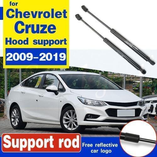 For chevrolet cruze 2009-2019 Car Hood Damper Lift Strut Support Rod Bracket Hydraulic bars Car styling 2pcs/set Hood Struts