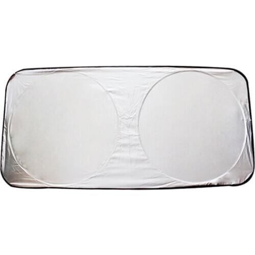 Universal Big Auto Car Vehicles Front Window Windshield Folding Visor Reflective UV Sunshade Heat Block Cover